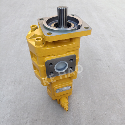 CBGJ raddoppiano la pompa a ingranaggi originale del compatto di giallo della scanalatura della copertura del quadrato della pompa per l'organizzazione il macchinario e del veicolo