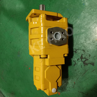 Pompa idraulica del gatto del manzo giallo di scivolo/struttura compatta di alluminio della pompa a ingranaggi