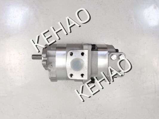 qualità  Komatsu SAL1 SAL2 SAL3 Hydraulic Gear Pump SAL18+18 Iron Aluminum alloy materialsl 2-stage Pump with 150bar-250bar Pressure for Industrial machinery fabbrica