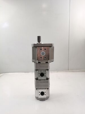 qualità  NABCO Gear Pump GN340-GN222-GN215 with 13 Teeth Shalft Hydraulic Pump Cast Iron and Aluminum alloy materials Triple Pump for Concrete Machinery Supply fabbrica