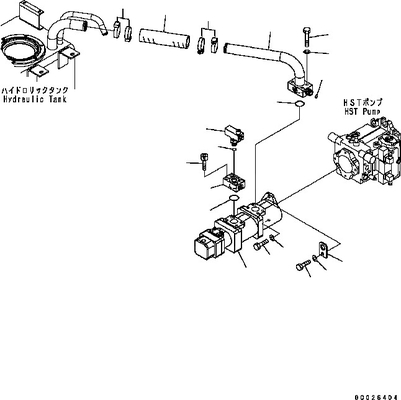 PUMPA ASS'Y 705-56-26081 KOMATSU CARGATORI a ruote WA200 WA200PT