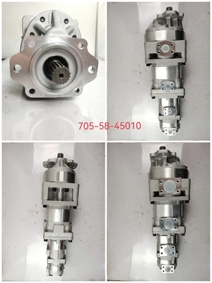 705-58-45010 Komatsu Gear Pump Loader WA 250-5 WA 250-6 WA 250PZ-6 WA 320-5