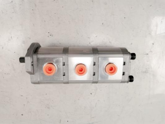 12+12+10 10T R Thread Hydraulic Pump Steel and aluminum alloys  160kPa-250kPa Middle and high pressure external meshing gear pump Hydraulic Pump Heavy Machinery