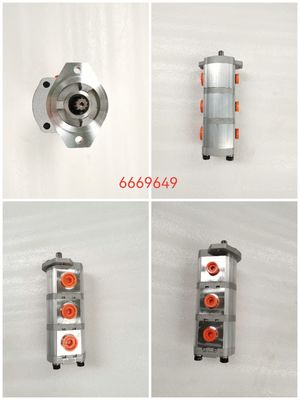 6669649 Pompa idraulica di alta qualità Garanzia di un annoTriplice pompa utilizzata nelle attrezzature da costruzione per Komatsu Kawasaki