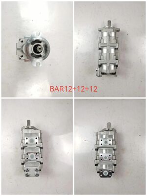 Pompa di ingranaggi idraulici BAR12+12+12 Alta qualità per Komatsur Fabbrica di macchine per la costruzione fornitura di ricambi idraulici