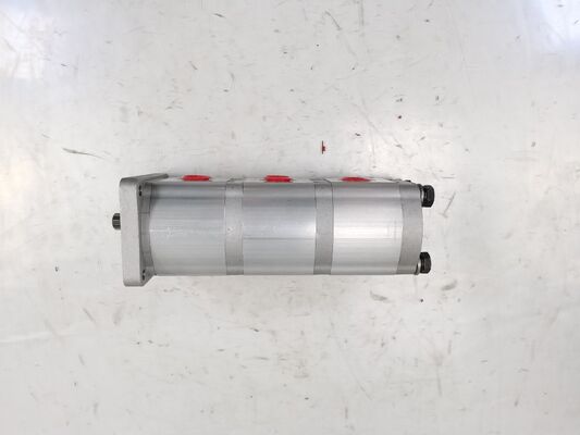 Materiali di leghe di ferro e alluminio Pompa idraulica 12+12+9CC-15T-R Serie per macchine da costruzione Fabbrica di forniture Ricambi idraulici