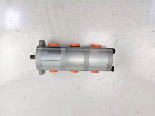 Pompa idraulica per ingranaggi 12+12+12 10T L Materiali in lega di ferro e alluminio gamma per macchine da costruzione fornitura di fabbrica ricambi idraulici