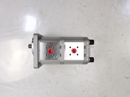 16.3+16.3-15T-L Pompa di ingranaggi idraulici Materiali in lega di ferro e alluminio gamma per macchine da costruzione fornitura di fabbrica ricambi idraulici