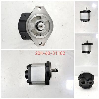 Pompa idraulica per ingranaggi 20K-60-31182 Materiali in lega di ferro e alluminio di alta qualità gamma per macchinari da costruzione fornitura di fabbrica ricambi idraulici