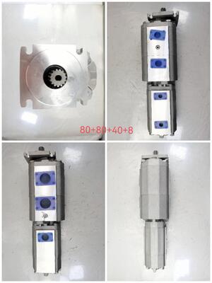 Pompa idraulica a 4 fasi 80+80+40+8 Materiali in lega di ferro e alluminio di alta qualità gamma per macchine da costruzione fornitura di fabbrica parti idrauliche