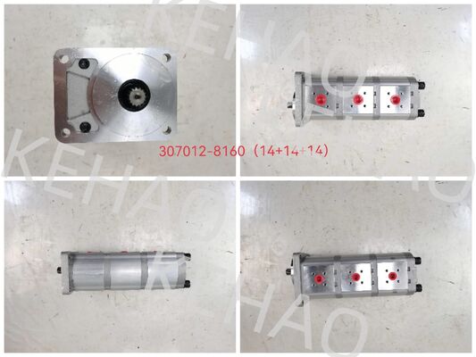 Pompa idraulica a 3 fasi 307012-8160 ((14+14+14) Materiali di alta qualità in leghe di ferro e alluminio gamma per macchine da costruzione fornitura di fabbriche di ricambi idraulici