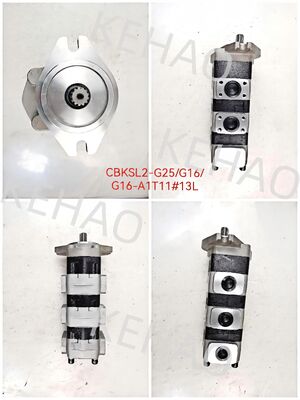 Pompa idraulica ad ingranaggi di alta qualità CBKSL2-G25+G16+G16-A1T11Φ13L Pompa di ingranaggi personalizzabile OEM in acciaio inossidabile 1 anno di garanzia