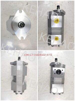 Pompa a ingranaggi CBKUL1-E442+E432-A1TZ di alta qualità per servosterzo e alimentazione, pompa dell'olio per dispositivi idraulici, ricambi utilizzati nei macchinari Komatsu