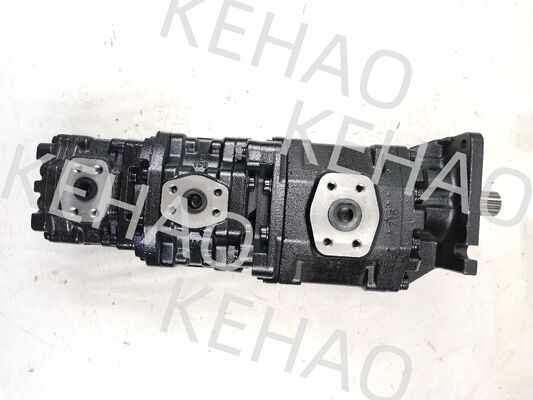 Pompa per ingranaggi NABCO NABCO126MM+76MM+80MM-14T-L Ferro alluminio acciaio inossidabile Pompa idraulica ad alta pressione per apparecchiature Kawasaki