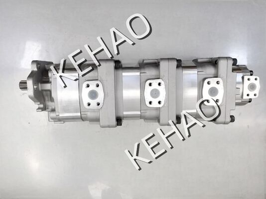 Per pompa a ingranaggi 705-56-34100/ SAR 80+63+50+12 per macchine Komatsu WA420-1C/542, pompa a ingranaggi idraulica, fornitura di fabbrica