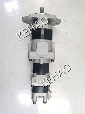 Fornitura di fabbrica Pompa ad ingranaggi idraulica SAL2-45+SB25+21-13TR Materiali in lega di ferro e alluminio Pompa di trasferimento olio a 3 stadi OEM ODM con garanzia di un anno