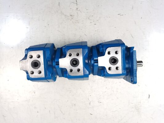 Per Rexroth pompa di ingranaggi idraulici GXPO-AOD10WRTB-10WRTB10AB6R con flusso elevato di olio fuso pompa di ingranaggi a tre fasi per macchine pesanti da costruzione