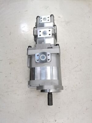 Pompa Komatsu 705-57-21000 Pompa d'olio Materiali in lega di ferro fuso e alluminio Pompa 150-250 bar Pressione Parti idrauliche per macchine da costruzione