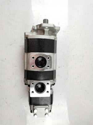 Pompa a ingranaggi idraulica per pale caricatrici Kawasaki 44083-61050 Pompa olio a ingranaggi di grado industriale in ghisa, pompa olio a ingranaggi SDL30-80+(20) per attrezzature da costruzione