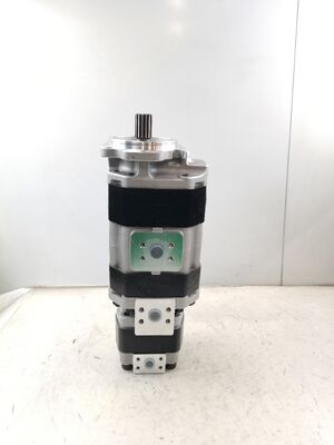 Pompa a ingranaggi idraulica Kawasaki 90ZV-5 44083-61860/SDL30-71.4+50.4+（20） Parti di ricambio idrauliche in ghisa per attrezzature per pale gommate