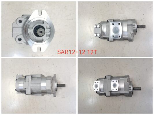 Pompa idraulica Komatsu personalizzabile SAR1/ SAR3/ SAL1/ SAL3 Serie SAR12+12 1+2 12T L Materiali in lega di ghisa e alluminio