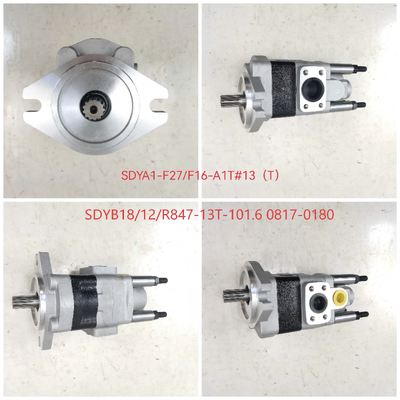 Pompa Olio Idraulico in Ghisa e Lega di Alluminio KEHAO SDYA1-F27+F16-A1TΦ per Carrelli Elevatori, Macchinari, Ricambi, Certificazione OEM ODM