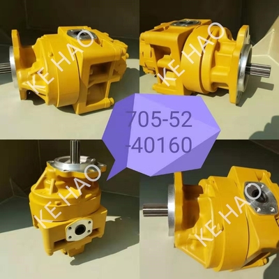 Pompa a ingranaggi idraulica della pompa idraulica 705-52-40160 ad alta pressione medio del bulldozer