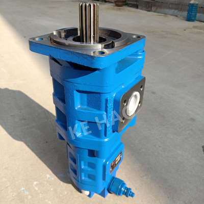 CBGJ raddoppiano la pompa a ingranaggi originale compatta blu della scanalatura della copertura del quadrato della pompa per l'organizzazione il macchinario e del veicolo
