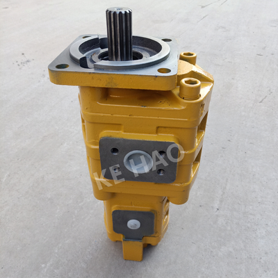 CBGJ raddoppiano la pompa a ingranaggi originale del compatto di giallo della scanalatura della copertura del quadrato della pompa per l'organizzazione il macchinario e del veicolo