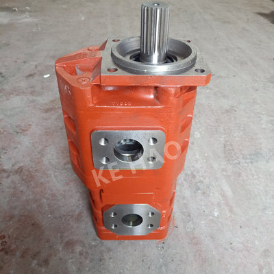 CBGJ raddoppiano la pompa a ingranaggi originale compatta arancio della scanalatura della copertura del quadrato della pompa per l'organizzazione il macchinario e del veicolo