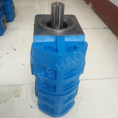 CBGJ raddoppiano la pompa a ingranaggi originale compatta blu della scanalatura della copertura del quadrato della pompa per l'organizzazione il macchinario e del veicolo