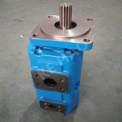 JHP raddoppiano la pompa a ingranaggi originale compatta blu della scanalatura della copertura del quadrato della pompa per l'organizzazione il macchinario e del veicolo