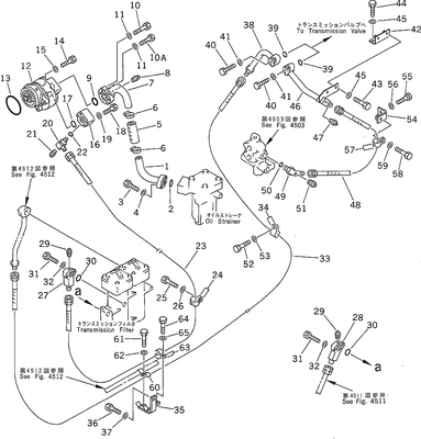 705-21-32050 bulldozer D85A D85E D85P della pompa a ingranaggi di KOMATSU